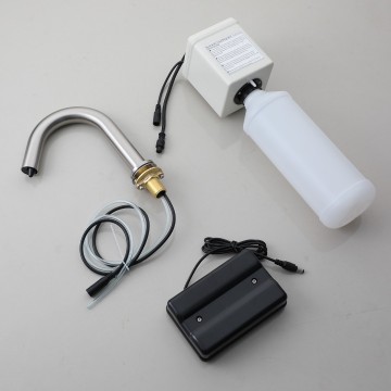 Sensomatica geborsteld nikkel cesaro sensor zeepdispenser 11