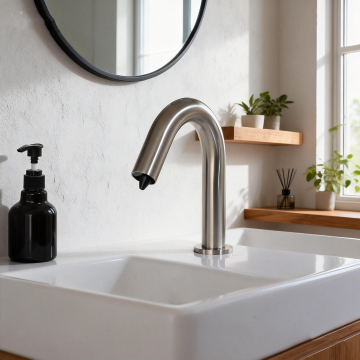 Sensomatica geborsteld nikkel cesaro sensor zeepdispenser 2 0