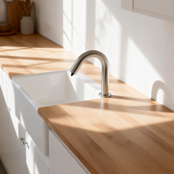 Sensomatica geborsteld nikkel cesaro sensor zeepdispenser 3 0