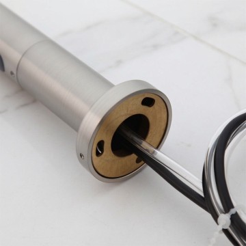 Sensomatica geborsteld nikkel sensor zeepdispenser muur 5