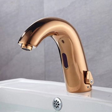 Sensomatica grande rubinetto rose goud sensorkraan 3