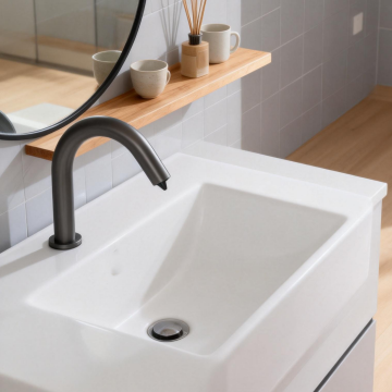 Sensomatica gun metal cesaro zeep dispenser 1000ml 4