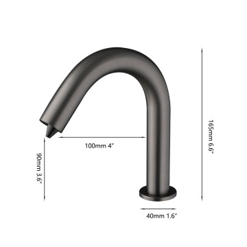 Sensomatica gun metal cesaro zeep dispenser 1000ml 5