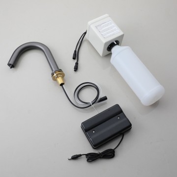 Sensomatica gun metal cesaro zeep dispenser 1000ml 7