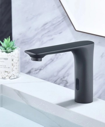 Sensomatica gun metal sensorkraan 2 0