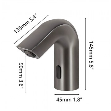 Sensomatica gun metal sensorkraan ulm 2