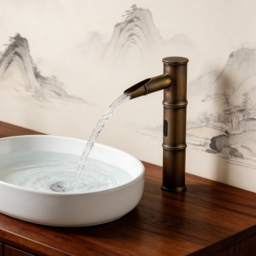 Sensomatica kyoto standard sensorkraan brons kleur 1