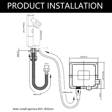 Sensomatica kyoto standard sensorkraan brons kleur 4
