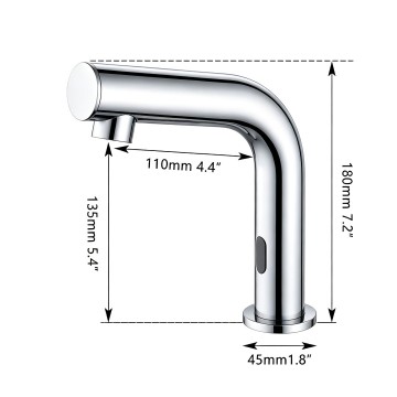 Sensomatica madu chroom sensorkraan 1