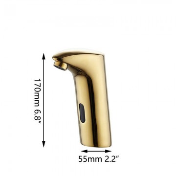 Sensomatica milia goudkleurige sensorkraan koud model 1