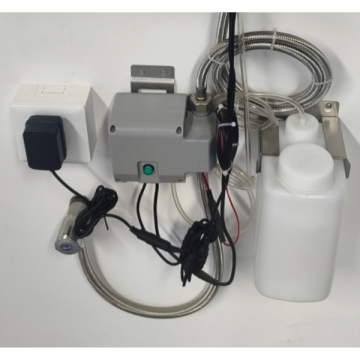 Sensomatica modeno chroom 2 in 1 zeep kraan 8