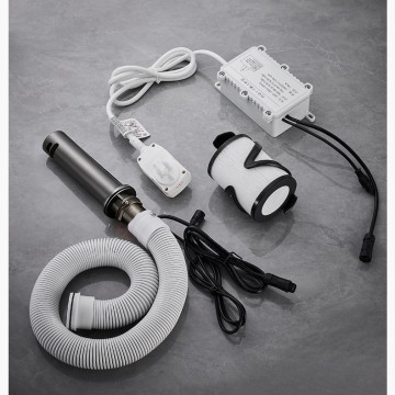 Sensomatica napoli 3 in 1 sensorkraan gun metal 4