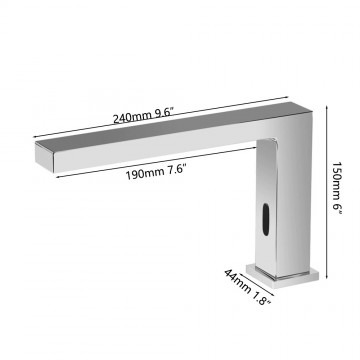 Sensomatica norex chrome sensorkraan 7