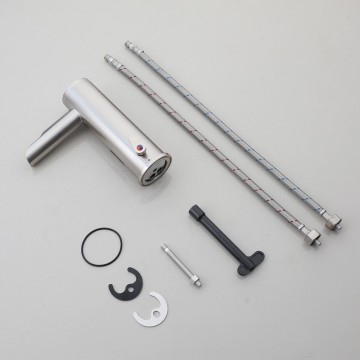 Sensomatica orte sensorkraan geborsteld nikkel warm koud 6