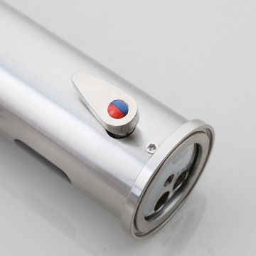 Sensomatica orte sensorkraan geborsteld nikkel warm koud 8