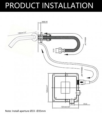 Sensomatica pesaro chroom 130mm sensorkraan 7