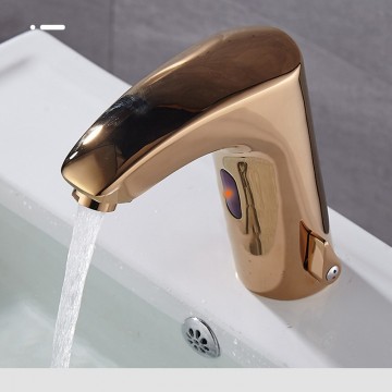 Sensomatica rose gouden sensorkraan warm koud 6