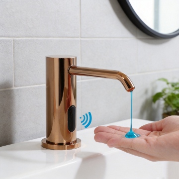 Sensomatica rose gouden zeep sensordispenser 3 0