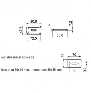 Sensomatica sensor voor inbouw keramische toiletpot 5