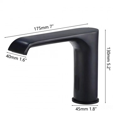 Sensomatica sensorkraan velaro zwart 3