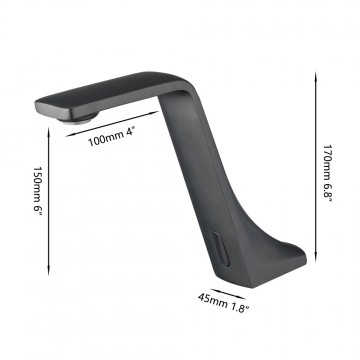 Sensomatica sesorkraan zwart koud model 6