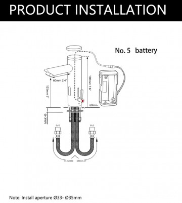 Sensomatica solda chroom sensorkraan warm koud 6