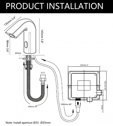 Sensomatica ulm chroom sensor kraan 1