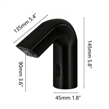 Sensomatica ulm sensorkraan zwart 1