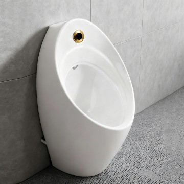 Sensomatica urinoir geborsteld goud