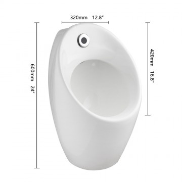 Sensomatica urinoir wit sensor gestuurd 4