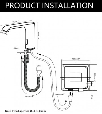 Sensomatica velaro chroom sensorkraan 1