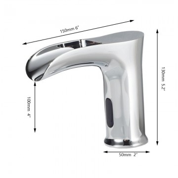 Sensomatica wastafelkraan sensorkraan chroom