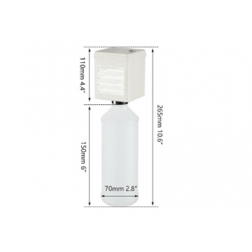 Sensomatica zeeppomp vervangingspomp afmetingen