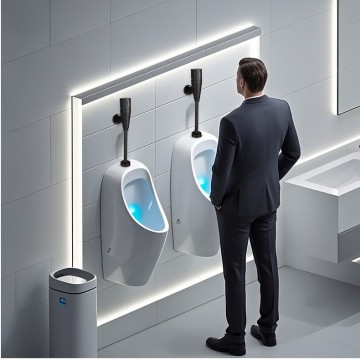 Sensomatica zwart muur urinoir sensor 2