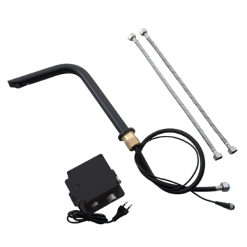 Sensomatica zwarte sensorkraan set 0