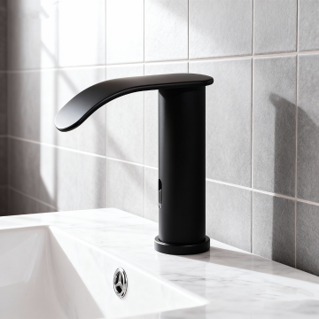 Sensomatica zwarte sensorkraan watervalkraan 4