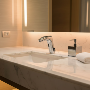Sensomaticachroomsensorkraanwarmkoudmodel 3