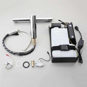 Sensomativa 3 in 1 sensorkraan handendroger zeepdispenser chroom 7