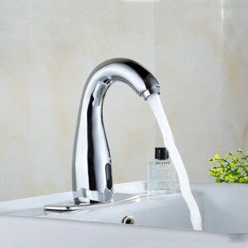 Sensorkraan chroom handenvrij