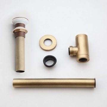 Set bronskleurige sifon