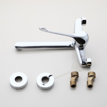 Set chroom elleboog kraan 0