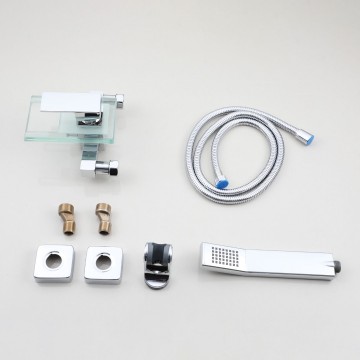 Set chroom watervalkraan 0