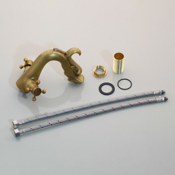 Set draakkraan brons