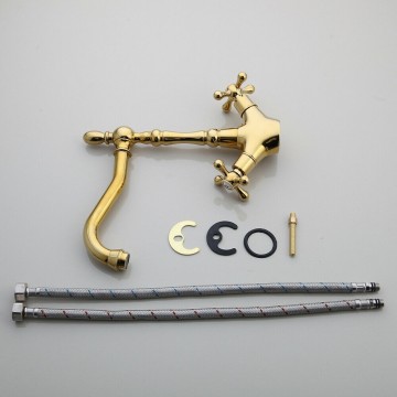 Set gouden meng kraan