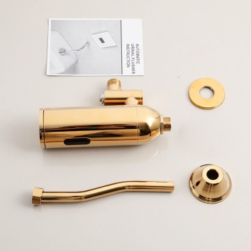 Set goudkleurige sensor urinoir