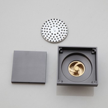 Set gun metal doucheput