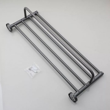 Set gun metal handdoekrek