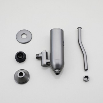 Set gun metal urinoir