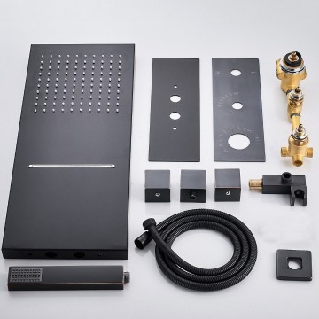 Set inbouw regen douche