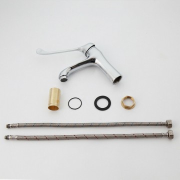 Set kraan chroom elleboog